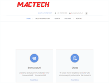 Tablet Screenshot of mactech.pl